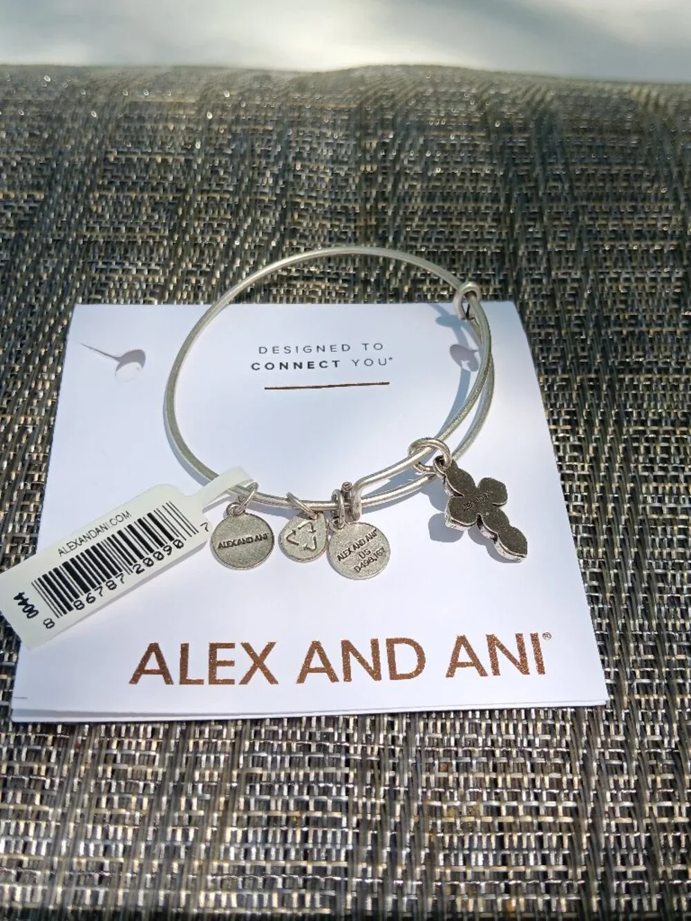 Alex and Ani cross bracelet